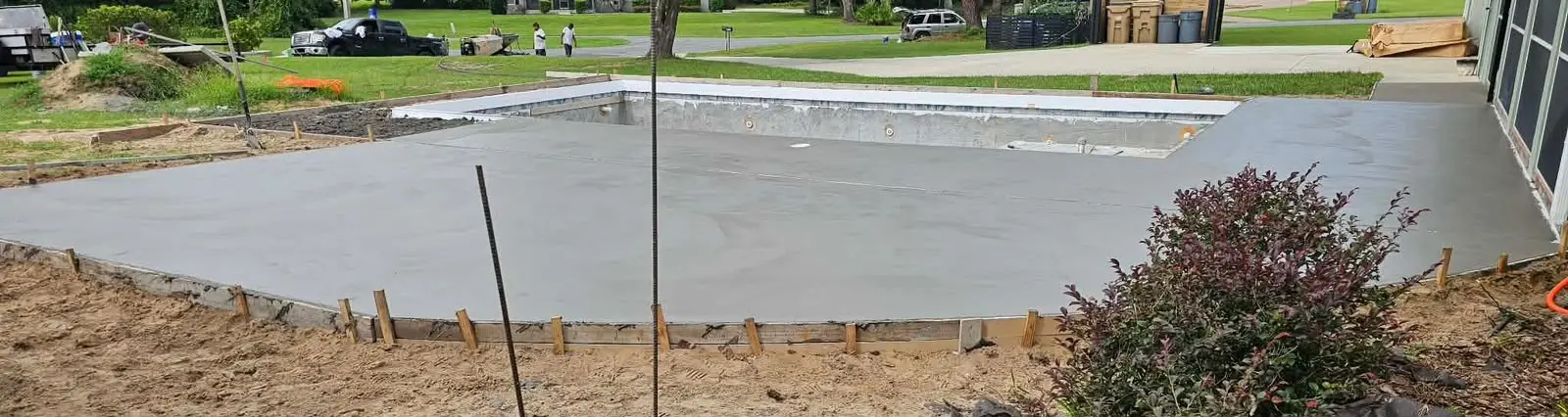 Driveway Concrete Pour
